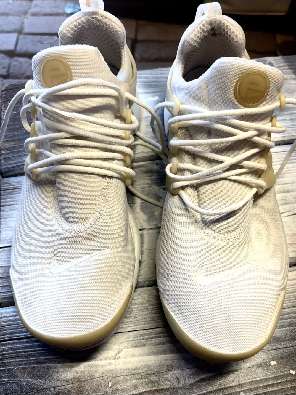 Nike Air Presto Ultra Flyknit 2.0 "Cream" Sneakers Mens 9 good condition